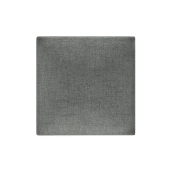 Panou decorativ tapițat Mollis gri 30 x 30 cm