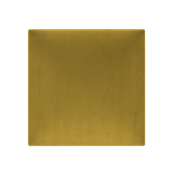 Panou decorativ tapițat Melange galben 30 x 30 cm