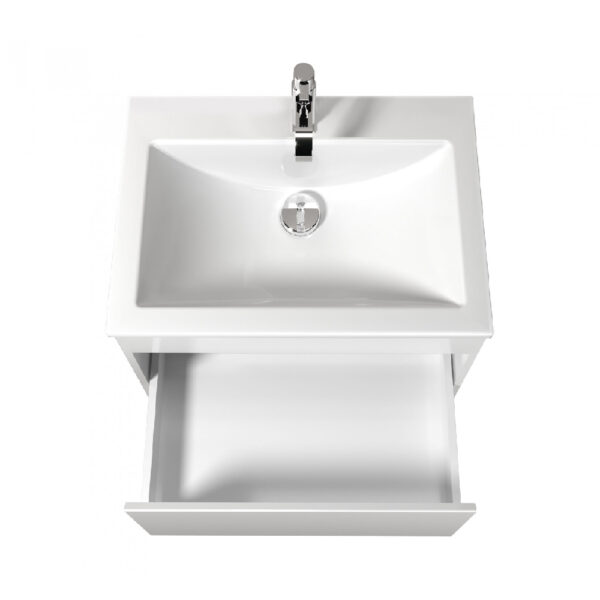 Set mobilier de baie alb 70 cm Prime - imagine 3
