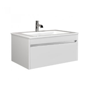 Set mobilier de baie alb 80 cm Prime