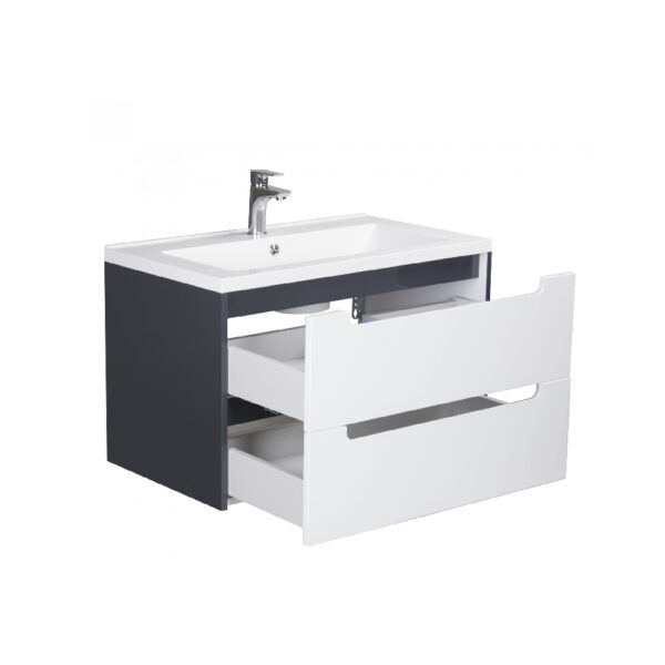 Set mobilier de baie 80 cm Premium Paula - imagine 2