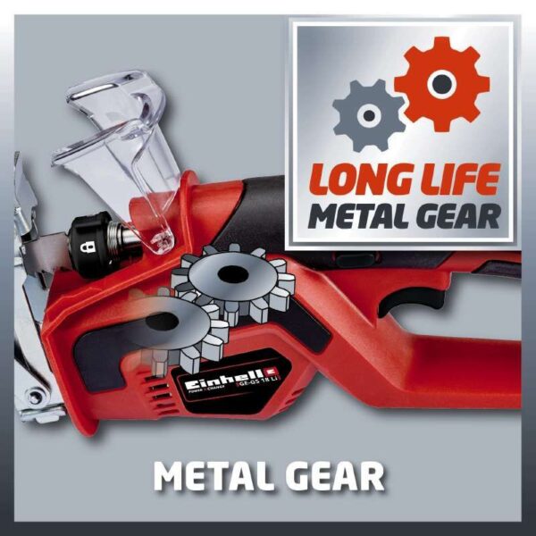 Ferastrau electric pentru taiat crengi, PXC, fara acumulator 18 V Einhell GE-GS 18 Li Solo - imagine 2