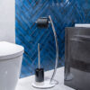 Suport hartie igienica + perie WC AWD02070917 - imagine 2