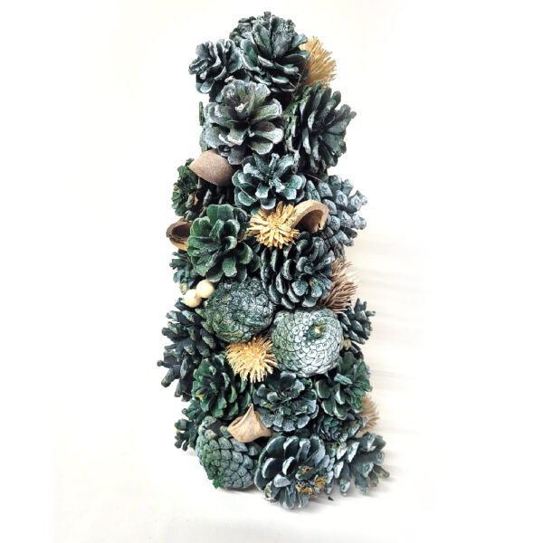 Brad Craciun cu decoratiuni 35 cm - imagine 2