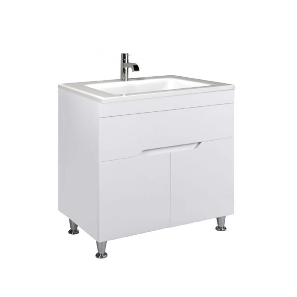 Set mobilier baie alb 80 cm Premium Forsage