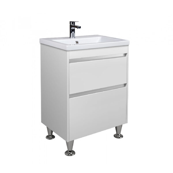 Set mobilier de baie alb 60 cm Prime