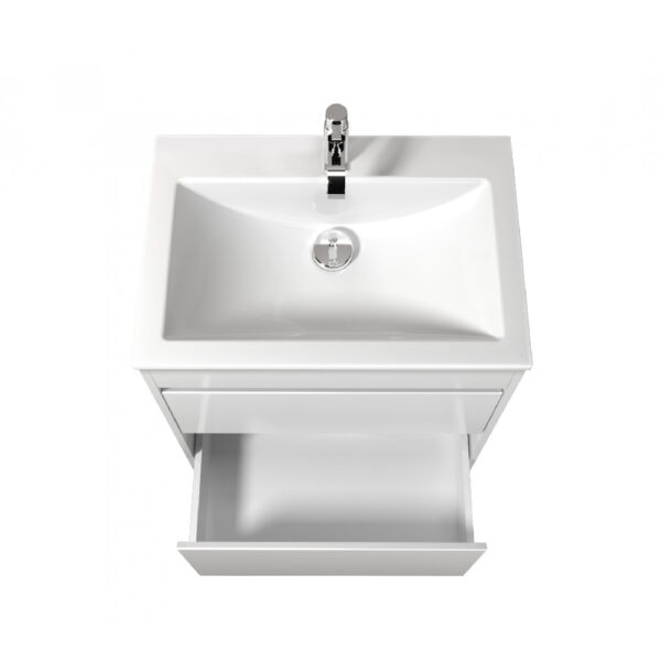 Set mobilier de baie alb 60 cm Prime - imagine 3