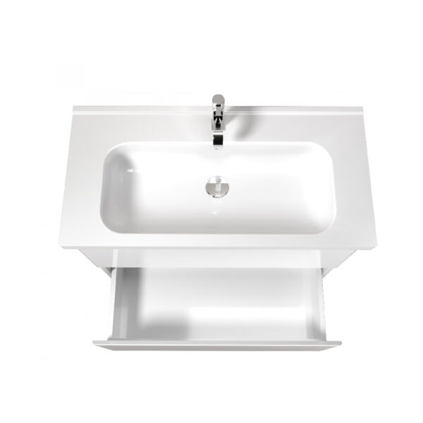 Set mobilier de baie alb 100 cm Premium Palermo - imagine 2