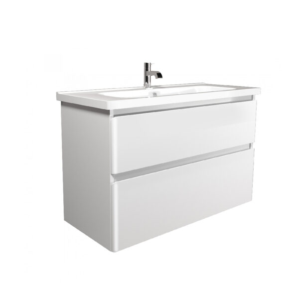 Set mobilier de baie alb 100 cm Premium Palermo