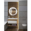 Oglinda rotunda de baie Lux Sunny 80x80 S (include taxa verde 8.60 lei) - imagine 2