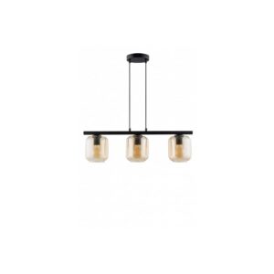 Pendul Gloss 3xE27 black & amber