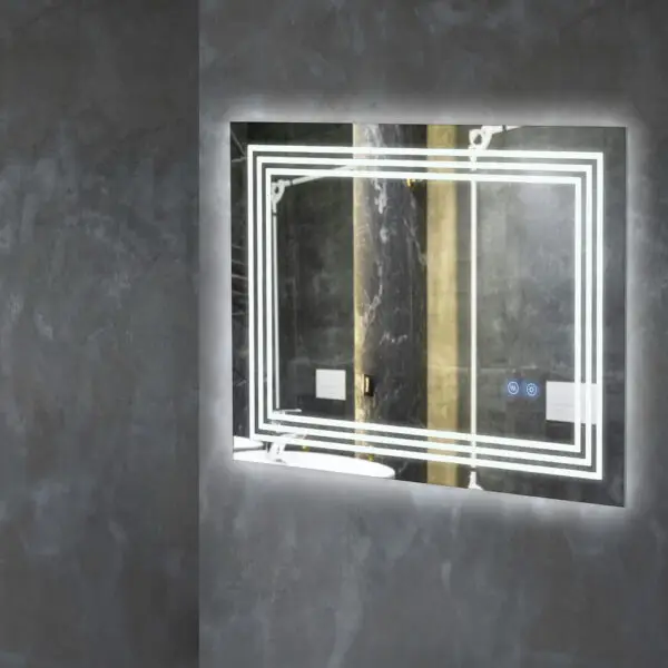 Oglinda de baie reversibila cu LED 60x80 NC 021 - imagine 2