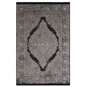 Covor negru/crem Galata 200 x 290 cm