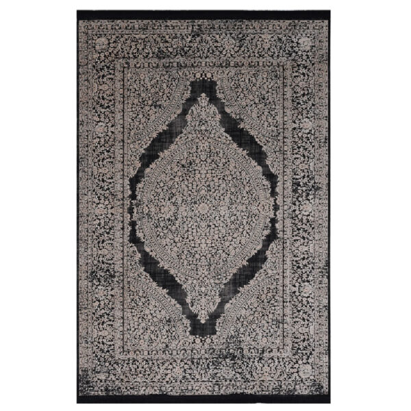 Covor negru/crem Galata 200 x 290 cm