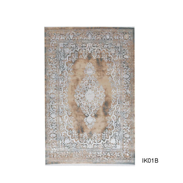 Covor modern 80x150 cm gri / crem / bej / maro Ikon - imagine 5
