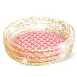 Piscina pentru copii sclipici roz Intex 57103 86x25cm, 56L