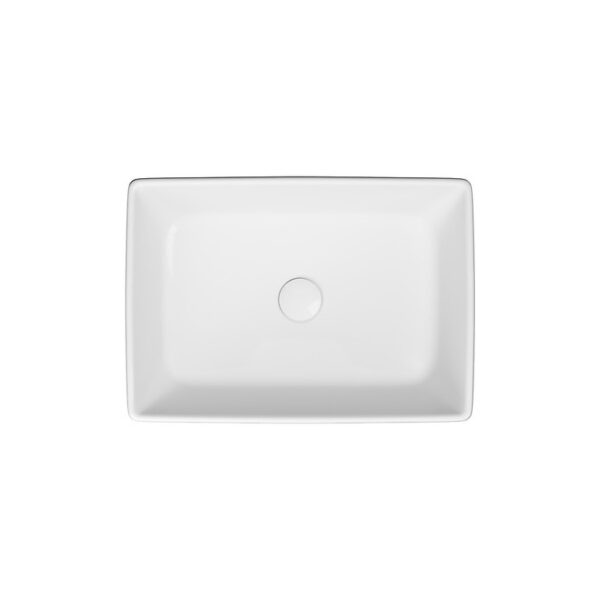 Lavoar pe blat alb City 50 rectangular K35-048