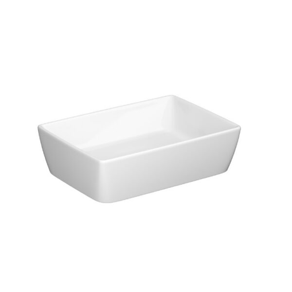 Lavoar pe blat alb City 50 rectangular K35-048 - imagine 2