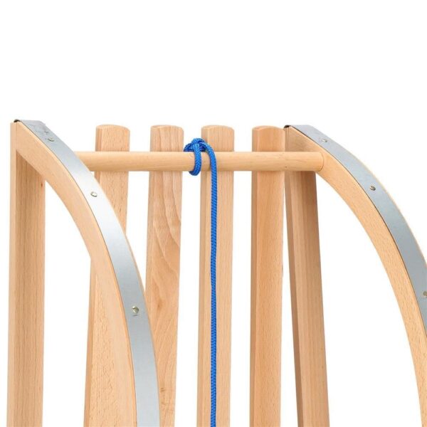 Sanie lemn Springos 90 cm - imagine 3