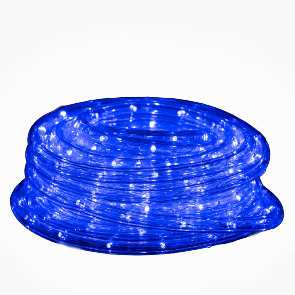 Tub luminos LED 13mm 24LED albastru FK-TL13-100M-L24-BLU - imagine 2