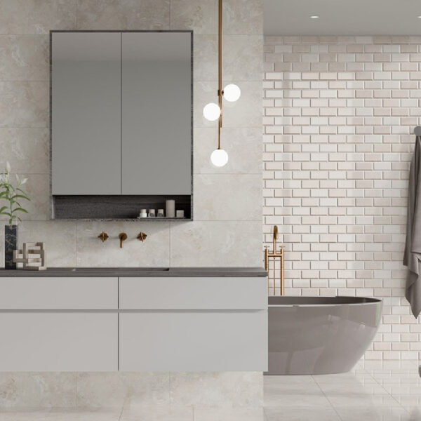Faianta Catania Ivory Brick glossy 30x60 cm - imagine 2