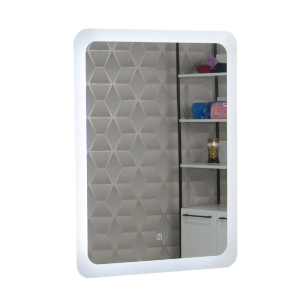 Oglinda de baie cu iluminare LED si intrerupator touch MD2 60x80 cm