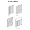 Riflaj Linerio M-Line Mocca 2650x122x12 mm - imagine 4