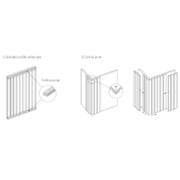 Riflaj Linerio M-Line Mocca 2650x122x12 mm - imagine 7