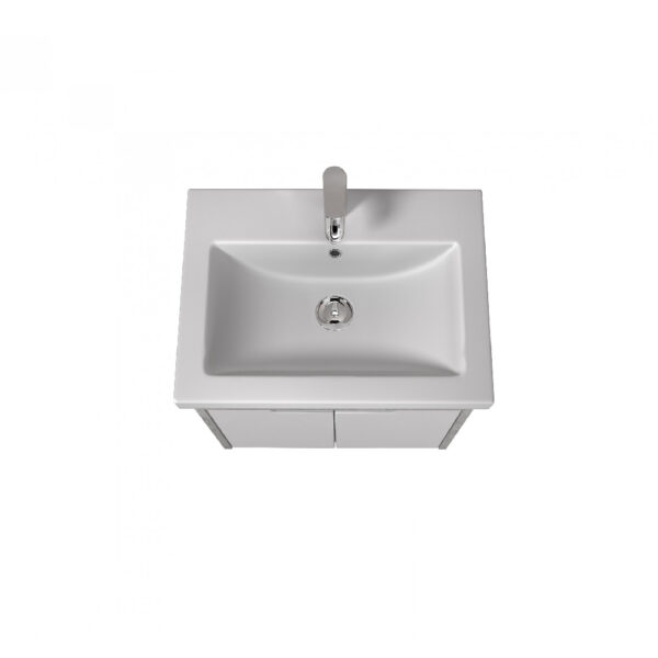 Mobilier de baie suspendat 60 cm Smart Loft + lavoar - imagine 4