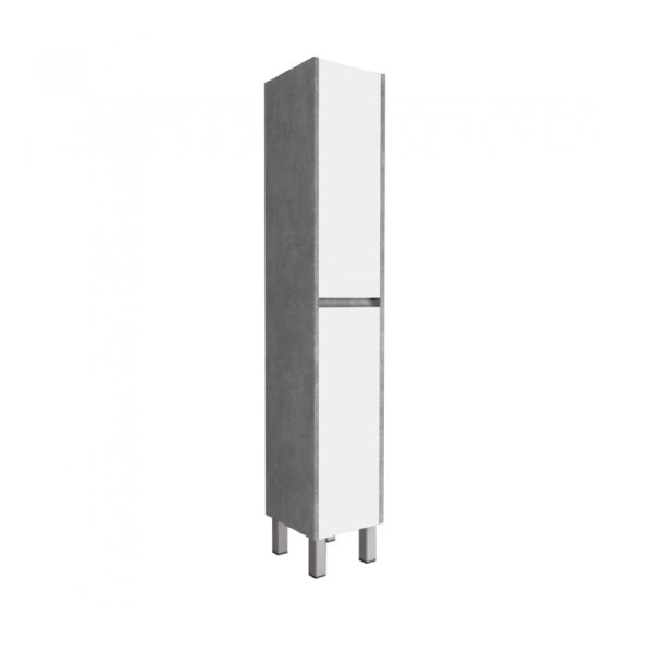 Dulap de baie gri MDF Polo Loft P-33-U - imagine 2