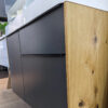 Mobilier de baie gri / stejar 100 cm Lux Keri + lavoar - imagine 4
