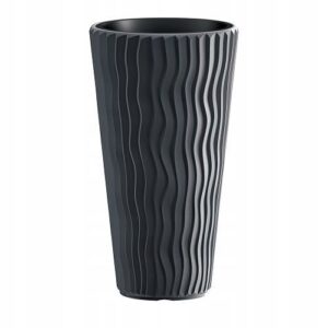 Ghiveci decorativ Sandy antracite 29.7x53.1 cm