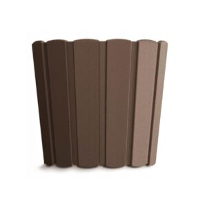 Ghiveci decorativ de flori rotund, maro, 12 L, 28.5x25.6 cm Boardee Basic