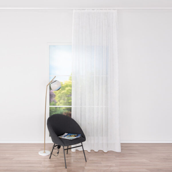 Perdea alba Marmor 280 cm - imagine 2