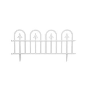 Gard de gradina decorativ plastic set 4 buc  60x31 cm