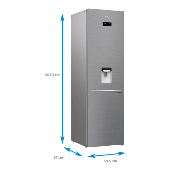Combina frigorifica Beko, No Frost, 362 L, 203 H, Clasa energetica E RCNA406E40DZXBN - imagine 4