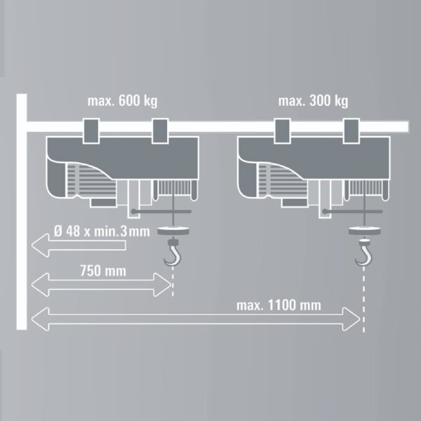 Suport electropalan GT-SA 1100 Einhell 2255398 - imagine 2