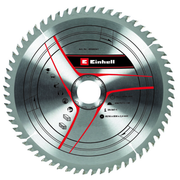 Disc circular 216x30x2,8 D60