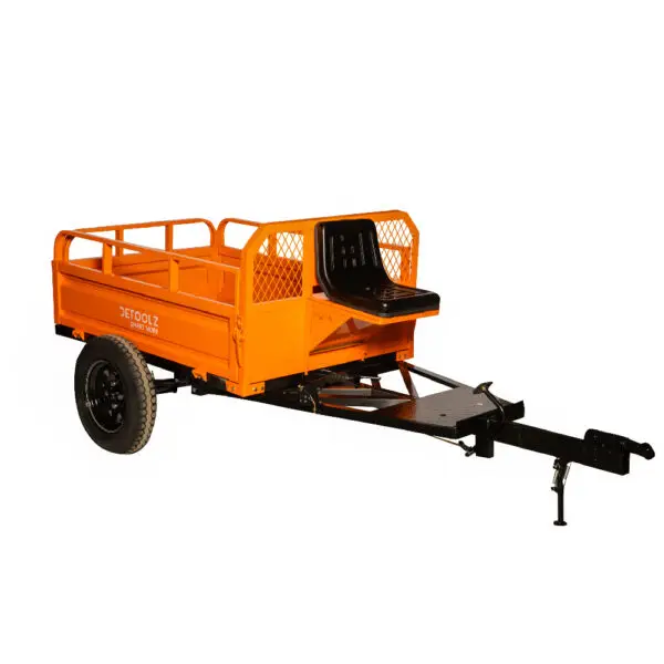 Remorca motocultor 600 Kg extensie inaltime 150 mm - imagine 2