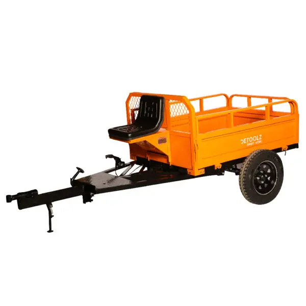 Remorca motocultor 600 Kg extensie inaltime 150 mm - imagine 4