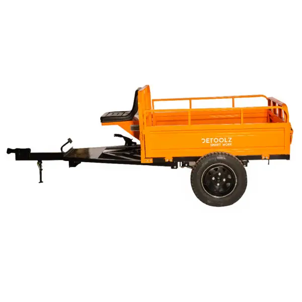 Remorca motocultor 600 Kg extensie inaltime 150 mm - imagine 5