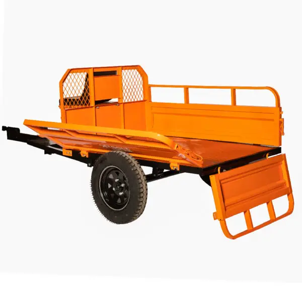 Remorca motocultor 600 Kg extensie inaltime 150 mm - imagine 6