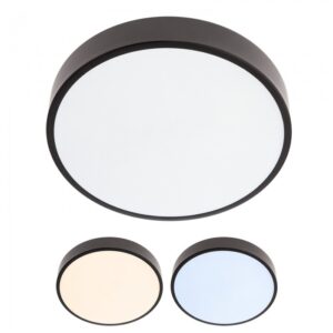 Plafoniera Smarter Knob negru mat LED CCT 24W