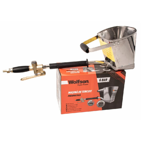 Masina de tencuit pneumatica WFS077 - 6 Bar, 3.5 L - imagine 3