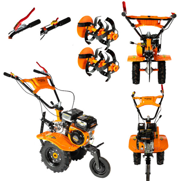 Motocultor 8CP 212CC DZ-M122-S001-G02 viteze: 2 inainte +1 inapoi - imagine 14