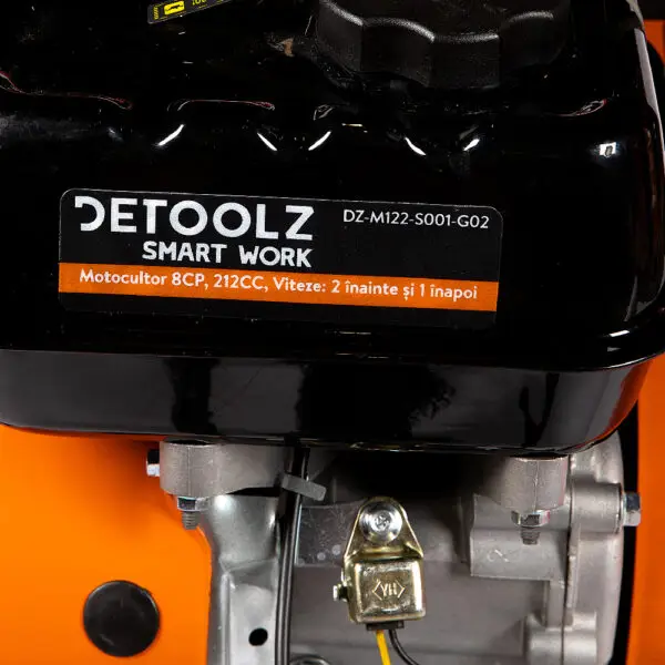 Motocultor 8CP 212CC DZ-M122-S001-G02 viteze: 2 inainte +1 inapoi - imagine 4
