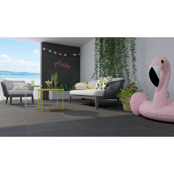Gresie antracit 59x59x0.85 cm Norman ZGD - imagine 2