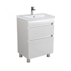 Mobilier de baie alb Soft 60 cm