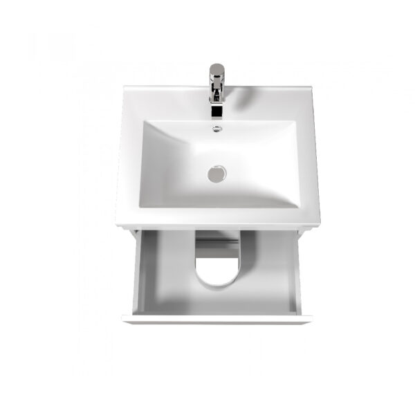Mobilier de baie alb Soft 60 cm - imagine 5
