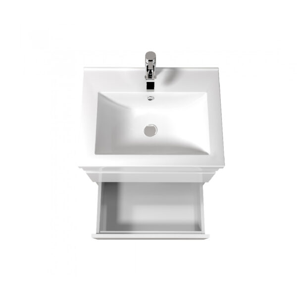 Mobilier de baie alb Soft 60 cm - imagine 6